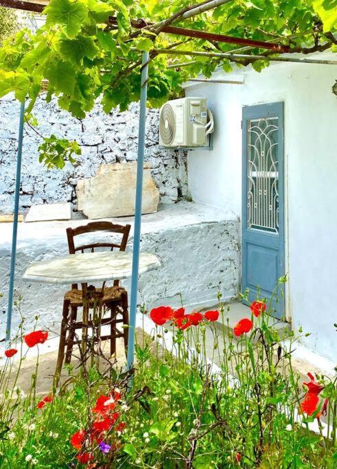 Stylish Vathy Studio With Sea View Bagian luar foto
